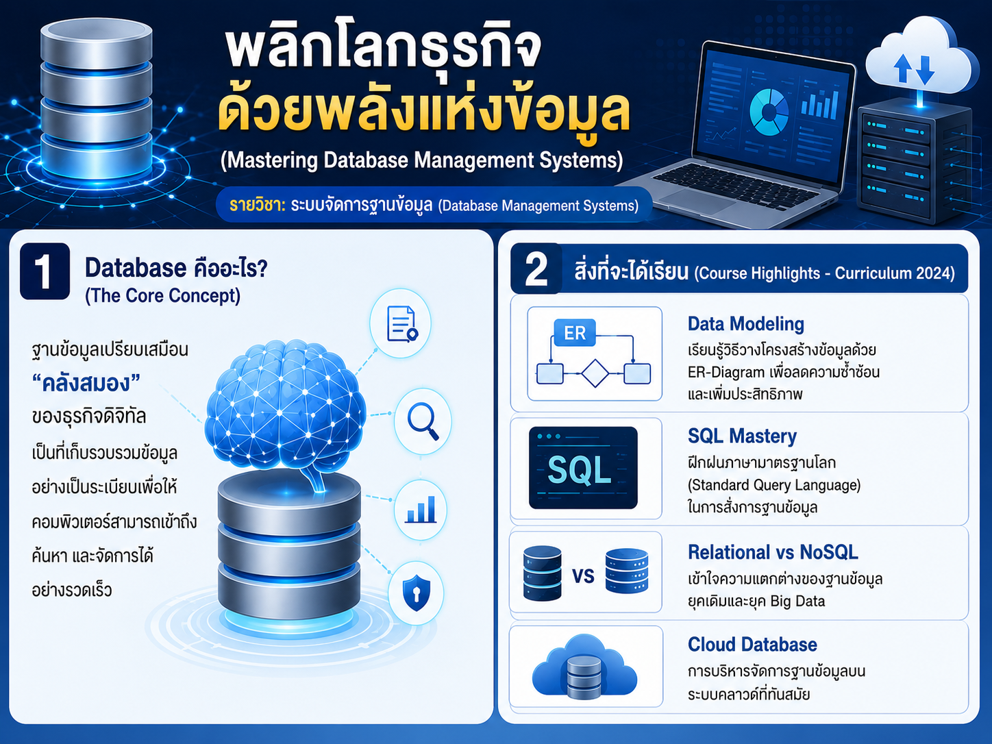 ระบบจัดการฐานข้อมูล ปวส.